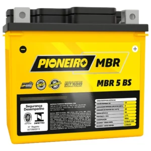 Bateria Moto Pioneiro Mbr 5 Bs 12v 5ah