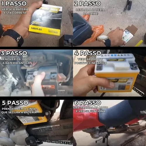 Bateria Moto Pioneiro Mbr 5 Bs 12v 5ah - Imagem 4